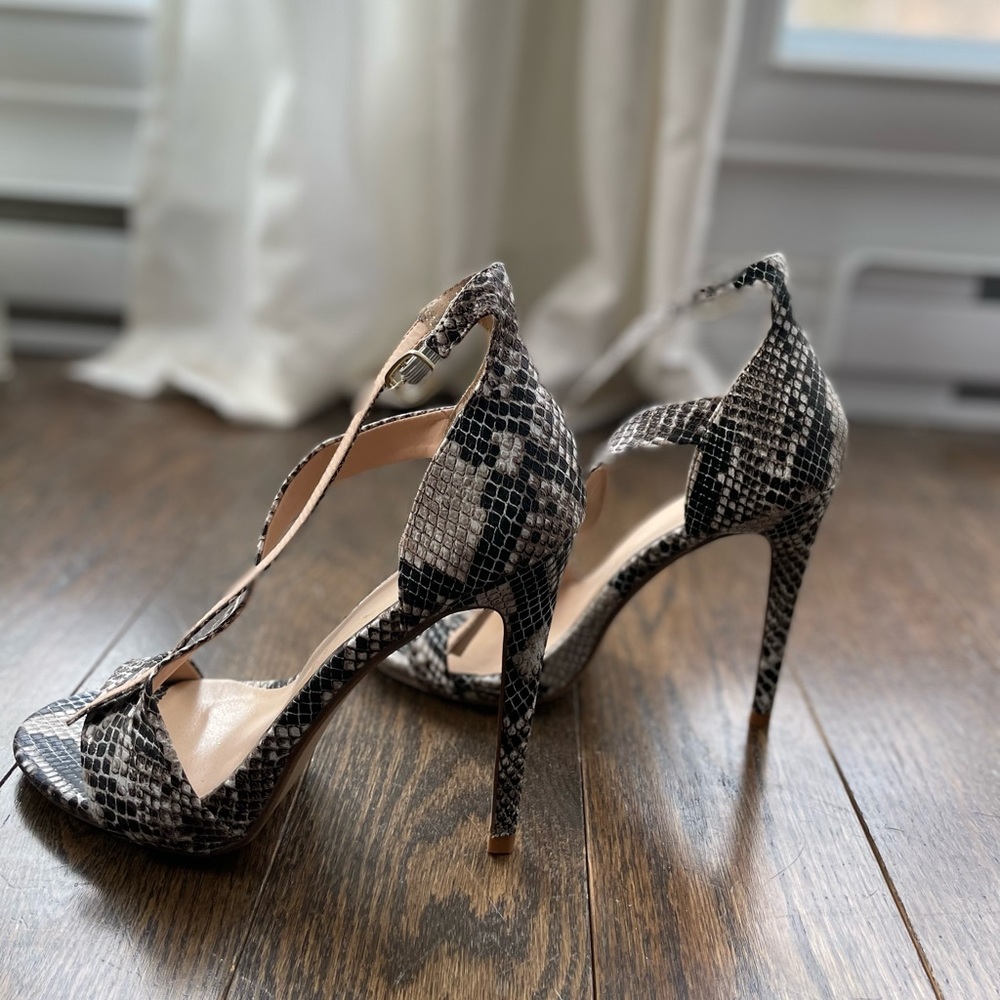 Exe Snakeskin High Heels